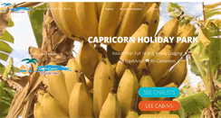 Desktop Screenshot of capricornholidaypark.com.au